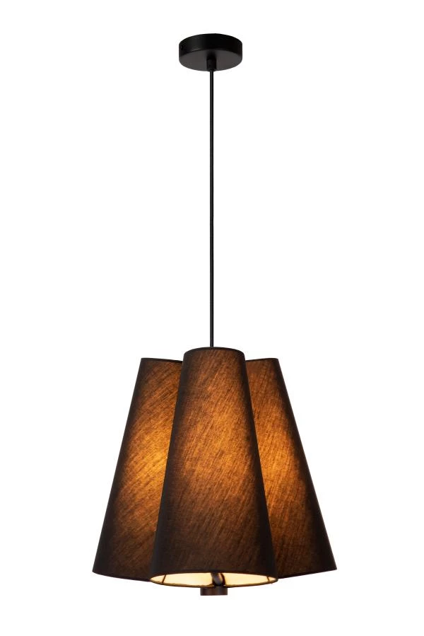 lucide Lucide GREGORY - Hanglamp - Ø 34 3 cm - 3xE27 - Zwart