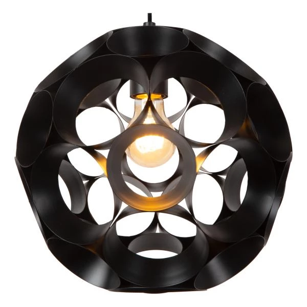 Lucide Lucide HANNELORE - Hanglamp - Ø 30 Cm - 1xE27 - Zwart