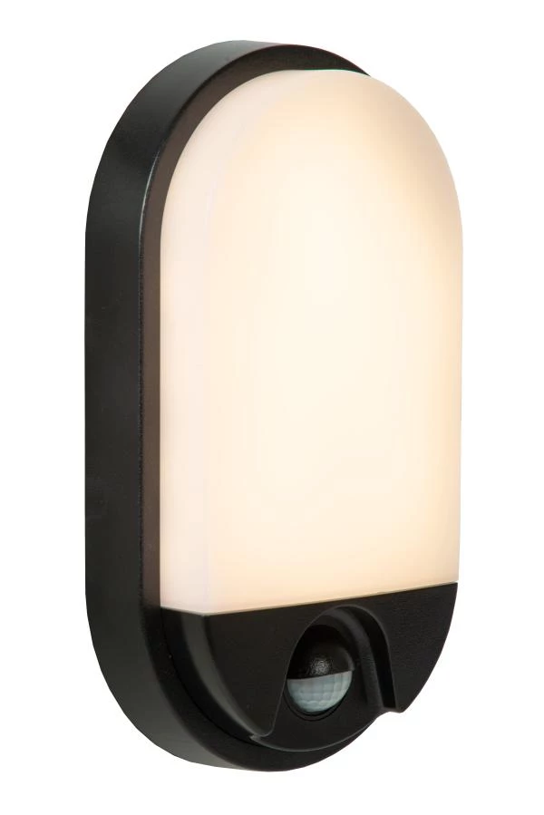 lucide Lucide HUPS IR - Wandlamp Binnen/Buiten - LED - 1x10W 3000K - IP54 - Beweging & dag/nacht sensor - Zwart lucide Lucide HUPS IR - Wandlamp Binnen/Buiten - LED - 1x10W 3000K - IP54 - Beweging & dag/nacht sensor - Zwart
