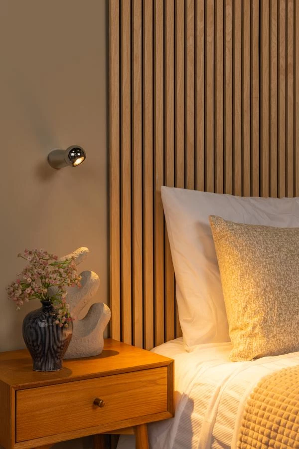 Lucide Lucide IPSOS - Wandlamp Badkamer - LED - 1x6W 2700K - IP54 - Chroom