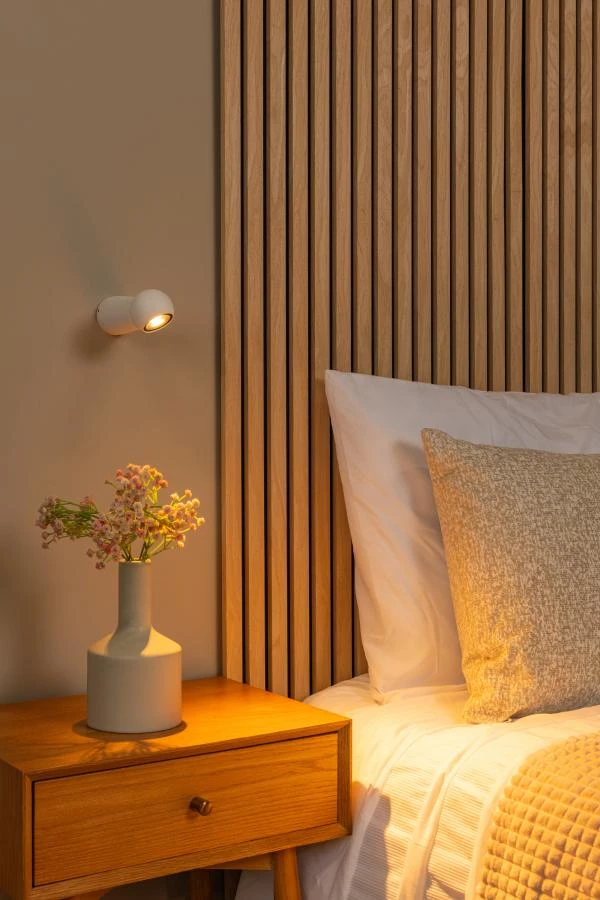 Lucide Lucide IPSOS - Wandlamp Badkamer - LED - 1x6W 2700K - IP54 - Wit