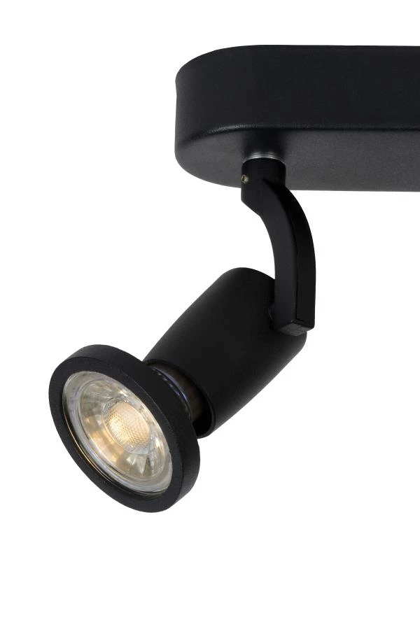 Lucide Lucide JASTER-LED - Plafondspot - LED - GU10 - 2x5W 2700K - Zwart