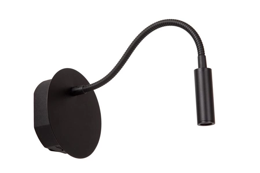 Lucide Lucide JOLIJN - Oplaadbare Bedlamp / Wandlamp - Accu/Batterij - Ø 11 Cm - LED - 1x2W 3000K - Magnetisch - Zwart