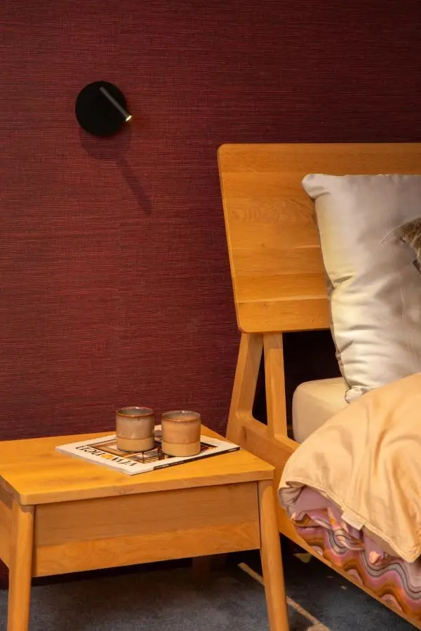 Lucide Lucide JOLIJN - Oplaadbare Bedlamp / Wandlamp - Accu/Batterij - Ø 10 2 Cm - LED - 1x2W 3000K - Magnetisch - Zwart