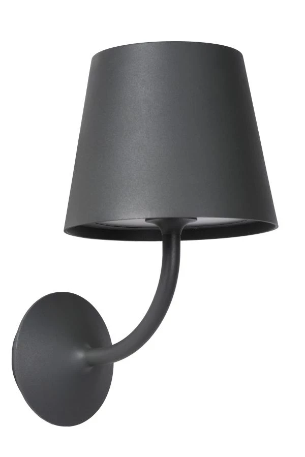 Lucide Lucide JUSTIN - Wandlamp Binnen/Buiten - LED Dimb. - 1x7W 3000K - IP65 - Zwart