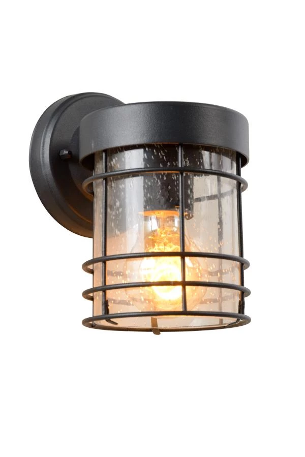 lucide Lucide KEPPEL - Wandlamp Binnen/Buiten - 1xE27 - IP23 - Zwart lucide Lucide KEPPEL - Wandlamp Binnen/Buiten - 1xE27 - IP23 - Zwart