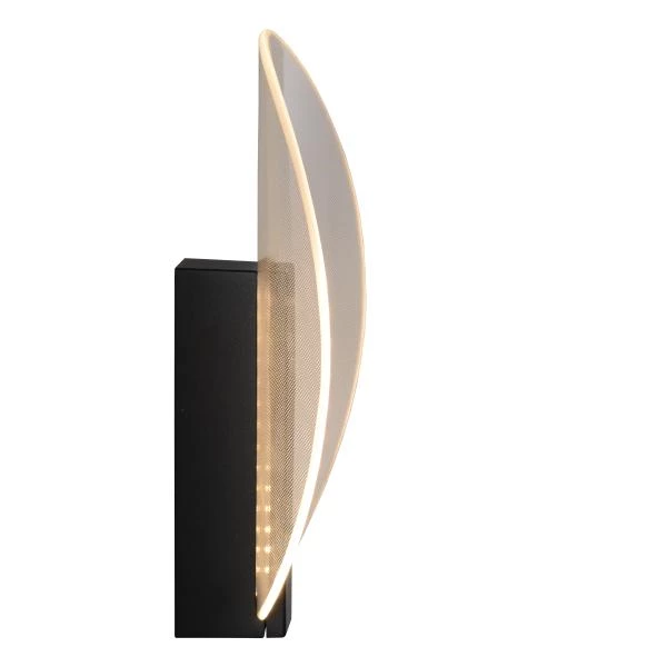 Lucide Lucide LAREDO - Wandlamp Binnen/Buiten - LED - 1x9W 2700K - IP54 - Zwart