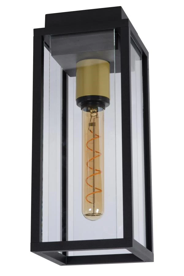 Lucide Lucide LAURENS - Plafonnière Binnen/Buiten - 1xE27 - IP54 - Zwart