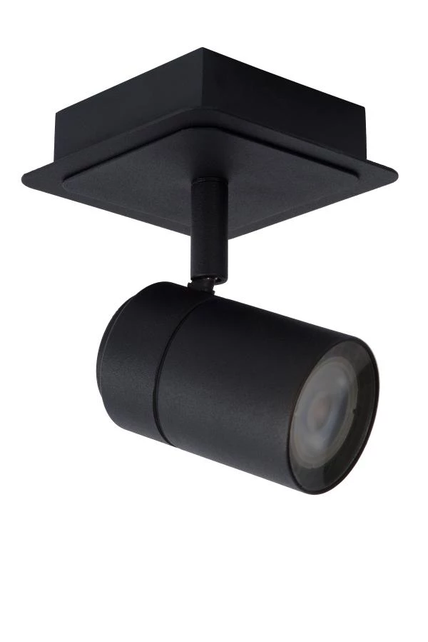 Lucide Lucide LENNERT - Plafondspot Badkamer - LED Dimb. - GU10 - 1x5W 3000K - IP44 - Zwart