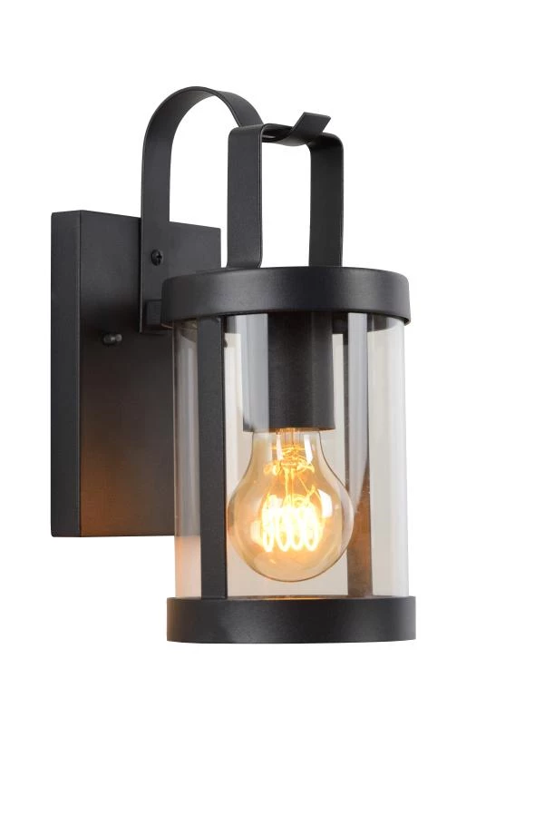lucide Lucide LINDELO - Wandlamp Binnen/Buiten - 1xE27 - IP23 - Zwart lucide Lucide LINDELO - Wandlamp Binnen/Buiten - 1xE27 - IP23 - Zwart