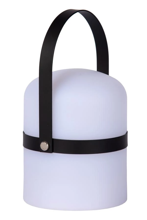 Lucide Lucide LITTLE JOE - Oplaadbare Tafellamp Binnen/Buiten - Accu/Batterij - Ø 10 Cm - LED Dim To Warm - 1x0 3W 2800K/3200K - IP44 - Zwart