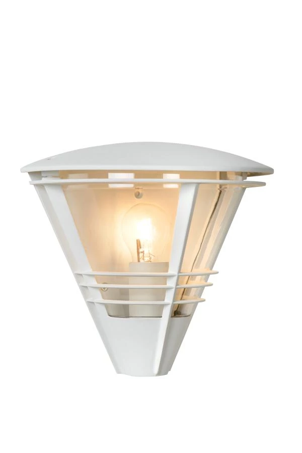 lucide Lucide LIVIA - Wandlamp Binnen/Buiten - 1xE27 - IP44 - Wit lucide Lucide LIVIA - Wandlamp Binnen/Buiten - 1xE27 - IP44 - Wit
