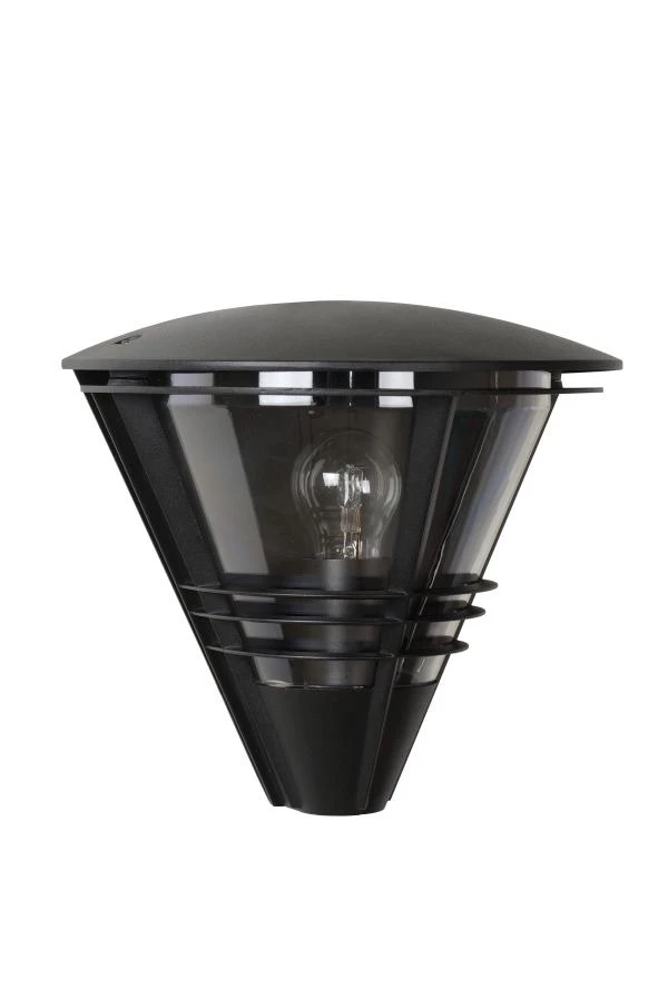 Lucide Lucide LIVIA - Wandlamp Binnen/Buiten - 1xE27 - IP44 - Zwart