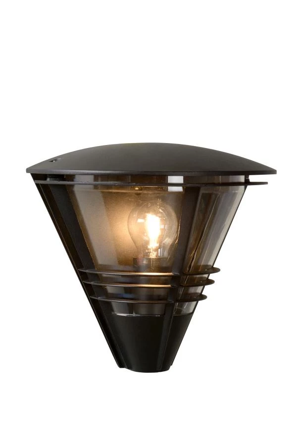 lucide Lucide LIVIA - Wandlamp Binnen/Buiten - 1xE27 - IP44 - Zwart