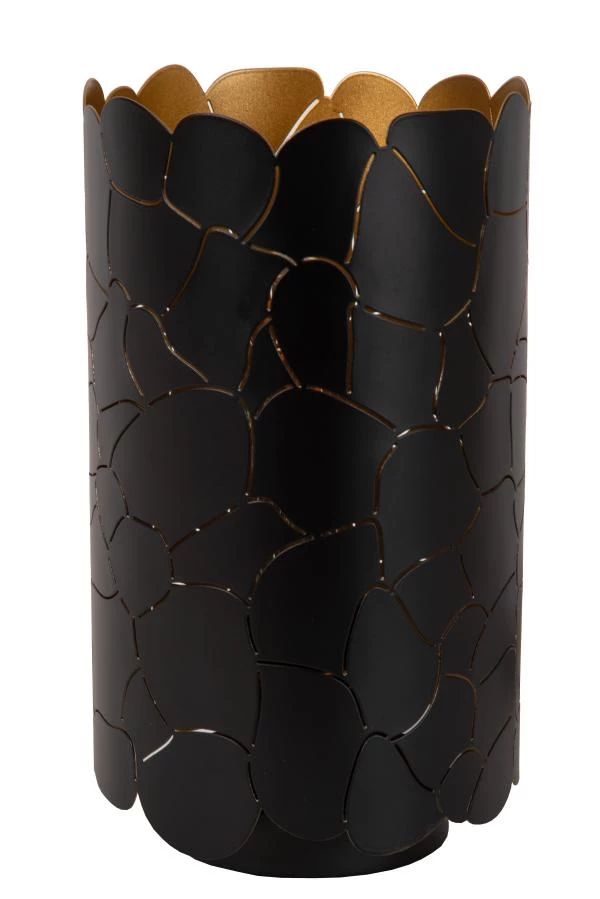 Lucide Lucide ALMELO - Tafellamp - Ø 15 Cm - 1xE27 - Zwart