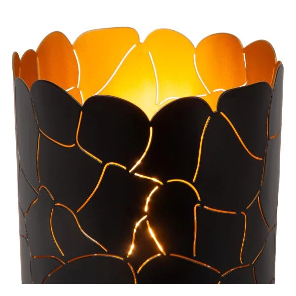 Lucide Lucide ALMELO - Tafellamp - Ø 15 Cm - 1xE27 - Zwart