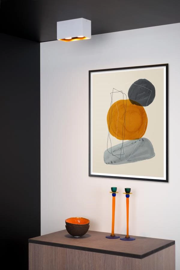 Lucide Lucide BIDO - Plafondspot - 2xGU10 - Wit