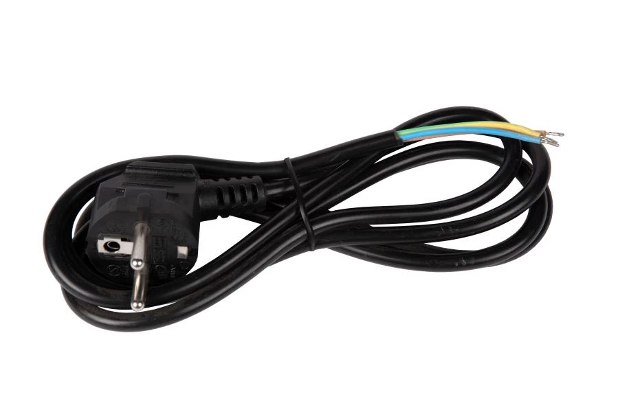 lucide Lucide CABLE WITH PLUG - Lampsnoer - Zwart