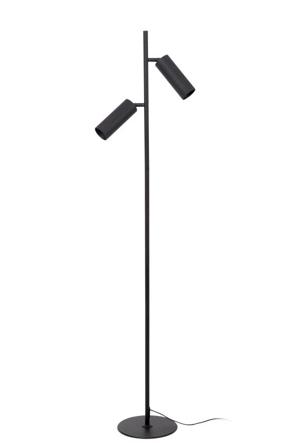 Lucide Lucide CLUBS - Vloerlamp - 2xGU10 - Zwart