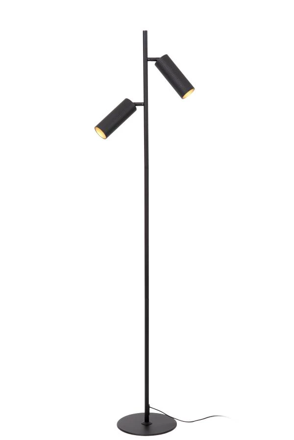 lucide Lucide CLUBS - Vloerlamp - 2xGU10 - Zwart