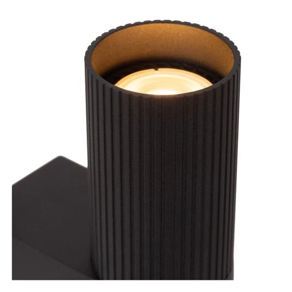 Lucide Lucide CLUBS - Wandspot / Wandlamp - 2xGU10 - Zwart