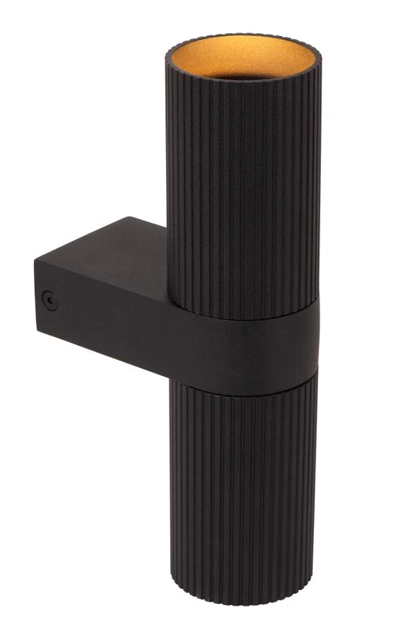 lucide Lucide CLUBS - Wandspot / Wandlamp - 2xGU10 - Zwart