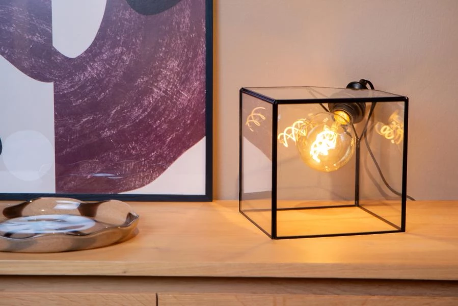 Lucide Lucide DAVOS - Tafellamp - 1xE27 - Transparant