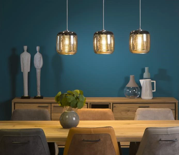 Lucide Lucide ERYN - Hanglamp - 3xE27 - Chroom