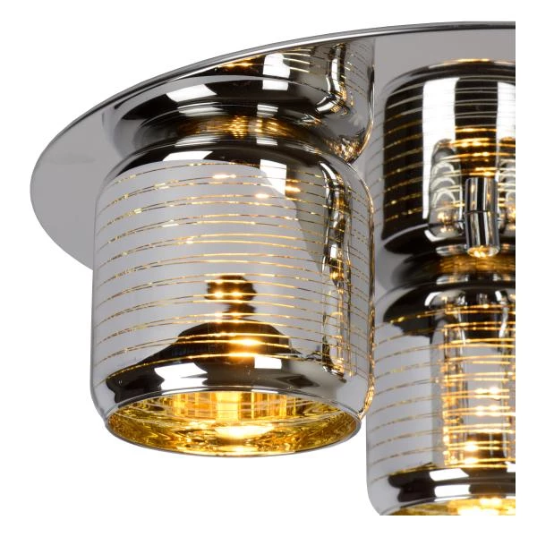 Lucide Lucide ERYN - Plafonnière - Ø 38 Cm - 3xG9 - Chroom