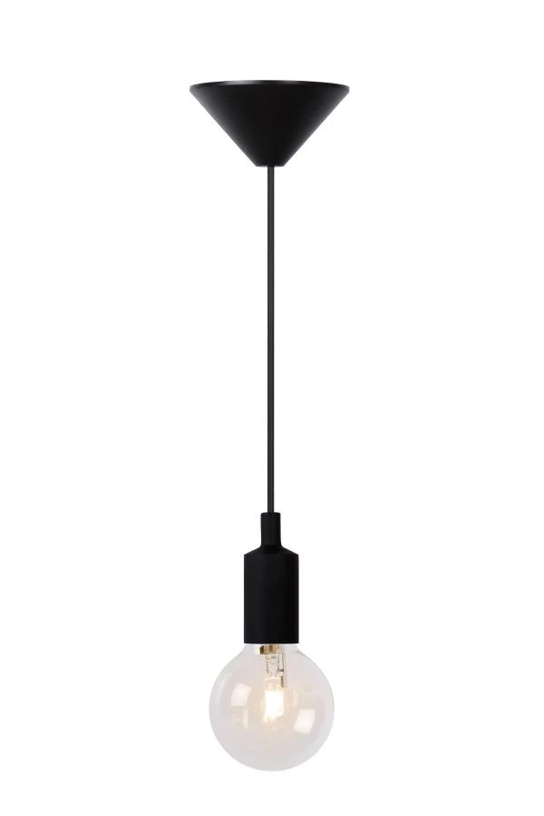 lucide Lucide FIX - Hanglamp - Ø 10 cm - 1xE27 - Zwart lucide Lucide FIX - Hanglamp - Ø 10 cm - 1xE27 - Zwart