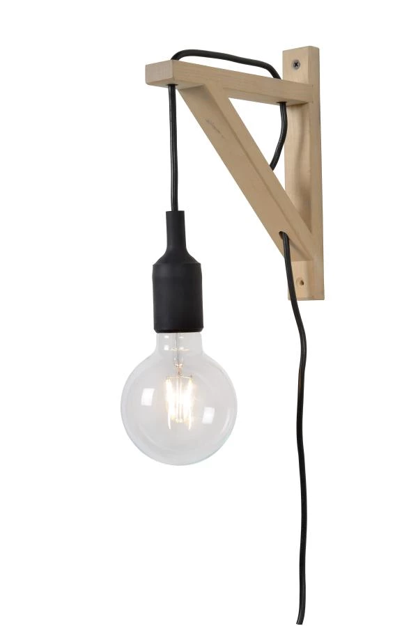 lucide Lucide FIX - Wandlamp - 1xE27 - Zwart