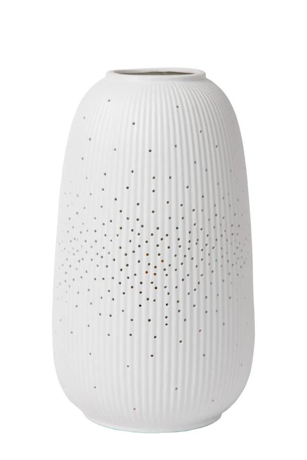 Lucide Lucide FLORES - Tafellamp - Ø 14 1 Cm - 1xE14 - Wit