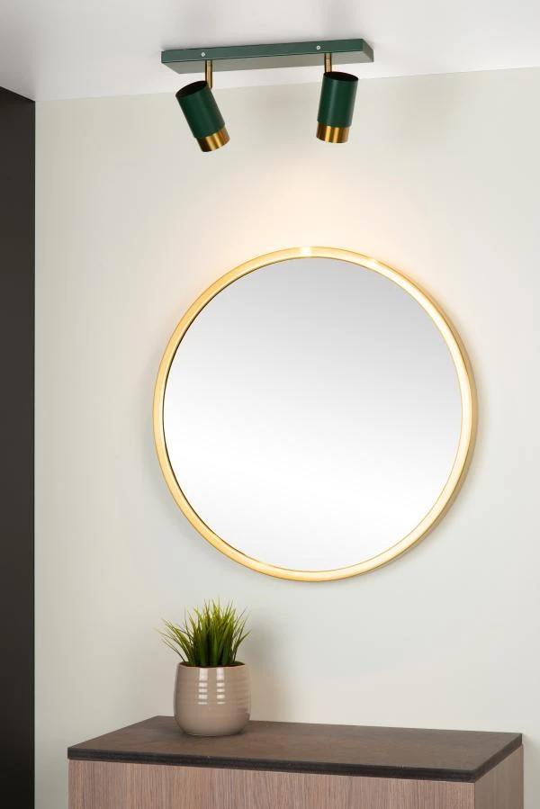 Lucide Lucide FLORIS - Plafondspot - 2xGU10 - Groen