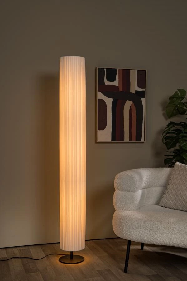 Lucide Lucide FOLD - Vloerlamp - Ø 20 Cm - 3xE27 - Wit