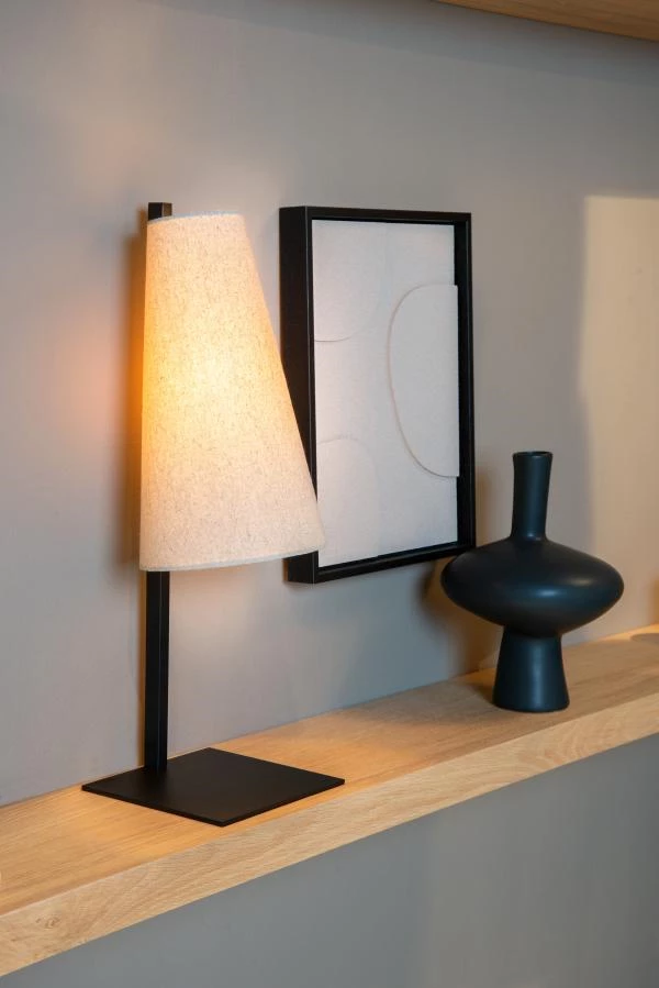 Lucide Lucide GREGORY - Tafellamp - 1xE27 - Beige