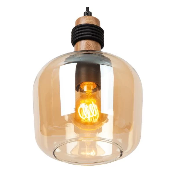 Lucide Lucide ILONA - Hanglamp - Ø 18 Cm - 1xE27 - Amber