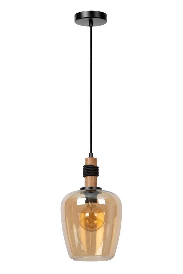 Lucide Lucide ILONA - Hanglamp - Ø 22 Cm - 1xE27 - Amber