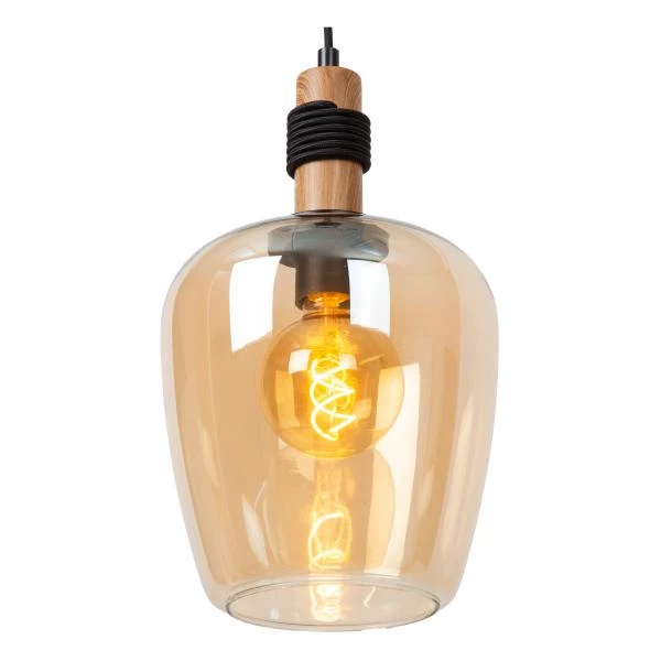 Lucide Lucide ILONA - Hanglamp - Ø 22 Cm - 1xE27 - Amber