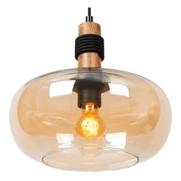 Lucide Lucide ILONA - Hanglamp - Ø 30 Cm - 1xE27 - Amber