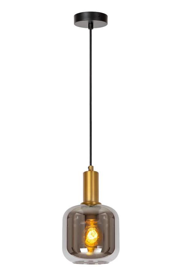 lucide Lucide JOANET - Hanglamp - Ø 16 cm - 1xE27 - Fumé