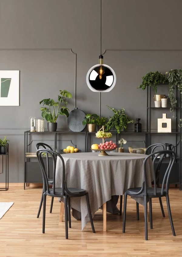 Lucide Lucide JULIUS - Hanglamp - Ø 40 Cm - 1xE27 - Fumé