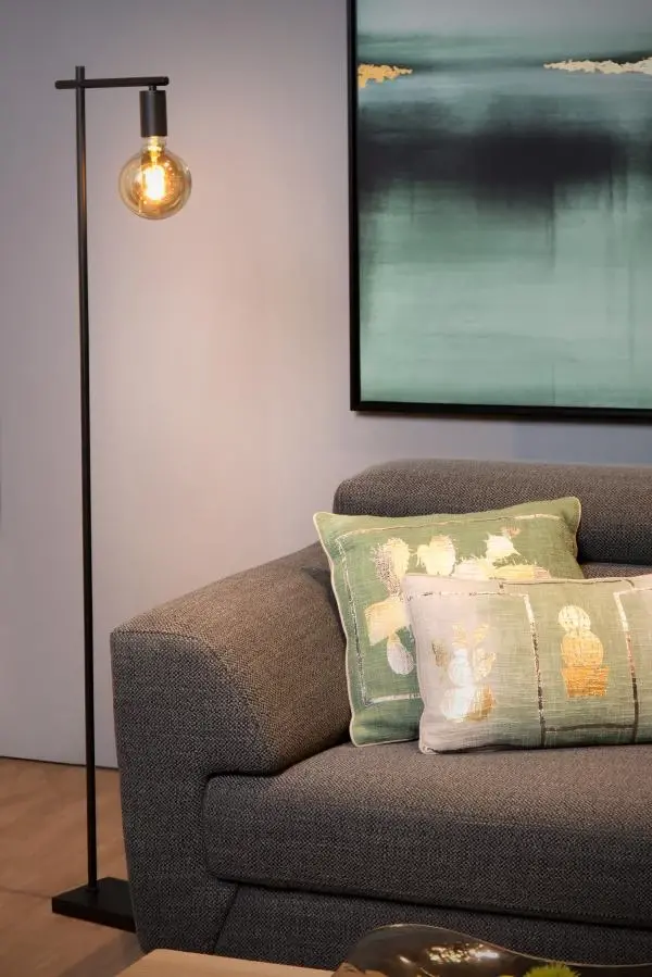 Lucide Lucide LEANNE - Vloerlamp - 1xE27 - Zwart