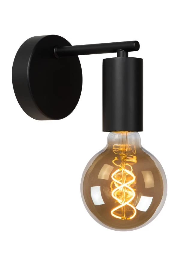 lucide Lucide LEANNE - Wandlamp - 1xE27 - Zwart