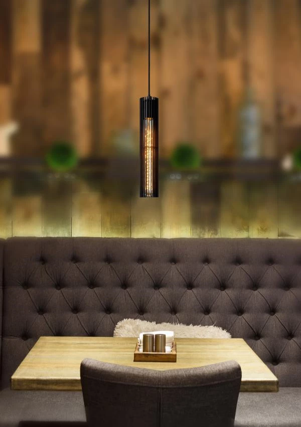 Lucide Lucide LIONEL - Hanglamp - Ø 6 5 Cm - 1xE27 - Zwart