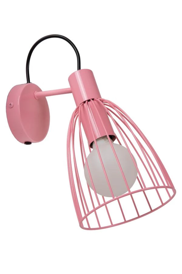Lucide Lucide MACARONS - Wandlamp - 1xE27 - Roze