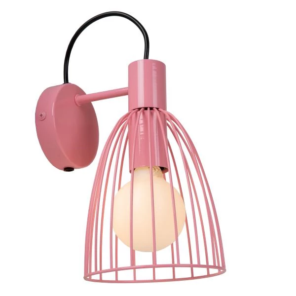 Lucide Lucide MACARONS - Wandlamp - 1xE27 - Roze