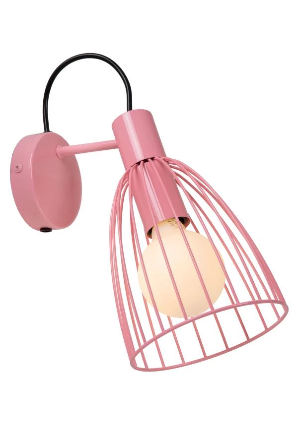 lucide Lucide MACARONS - Wandlamp - 1xE27 - Roze