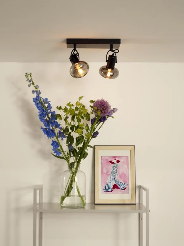 Lucide Lucide MADEE - Plafondspot - 2xE14 - Zwart