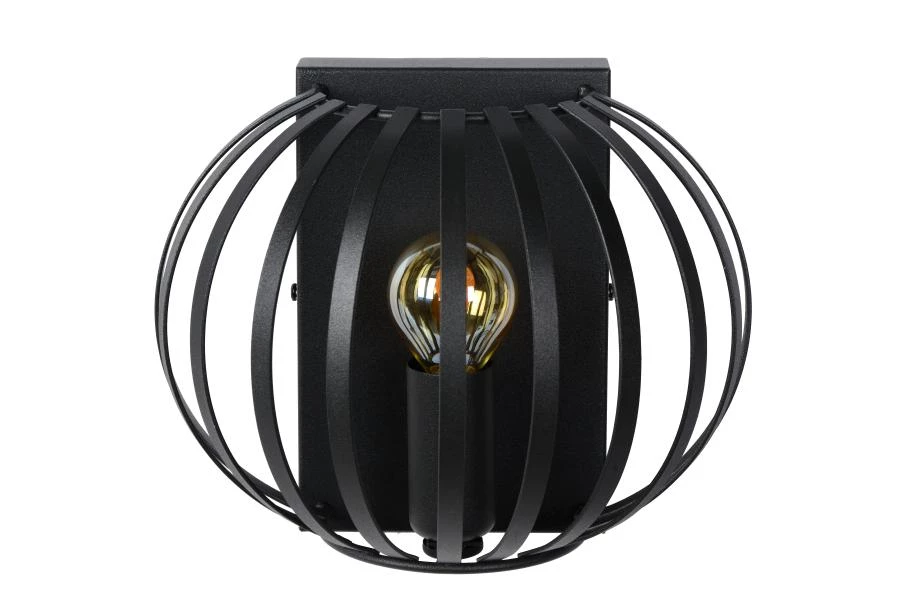 Lucide Lucide MANUELA - Wandlamp - 1xE14 - Zwart