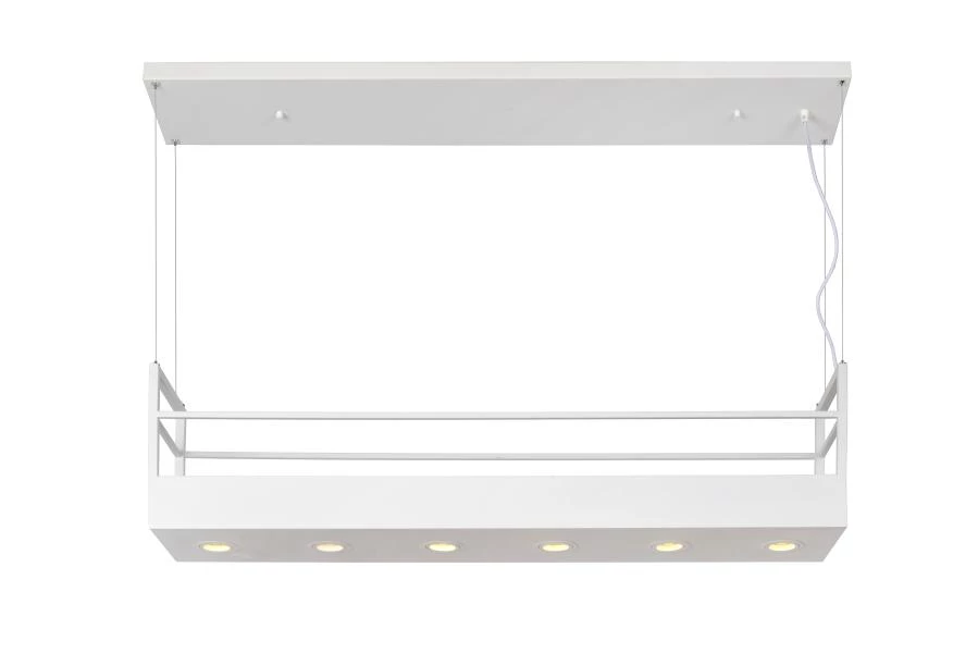 lucide Lucide MIRAVELLE - Hanglamp - 6xGU10 - Wit